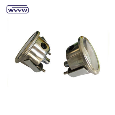 kualitas  Axial 2.5" U-Clamp Pressure Gauge Manometer / Back Connection Pressure Gauge pabrik