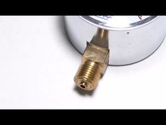 90mbar Kapsul Tekanan Gauge Baja Hitam rendah 60mm Bellow Jenis Manometer