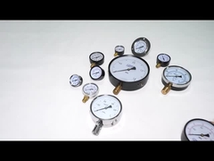 100mm Air Umum Komersial Pressure Gauge Manometer Bagian bawah Mount