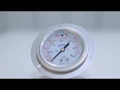 Gas alam stainless steel Pressure Gauge Bagian bawah koneksi