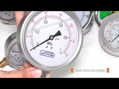 60mm Bourdon Tube Pressure Gauge Tanpa Minyak Oxygen Pressure Gauge Meter