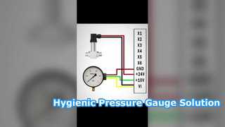 Pengukur Tekanan Jarak Jauh kelas akurasi 6" 150mm 0-1,6MPa 1,6