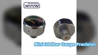Pengukur Tekanan Mini 25mm untuk Pneumatik PCP