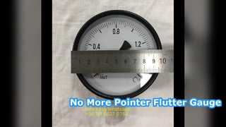 Pengukur tekanan ekonomi baja karbon 4" 100mm 0~1,6MPa