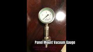 semua baja tahan karat tekanan sedang 0~1,6MPa/0~230psi skala ganda;0~16bar skala tunggal;Tekanan tinggi