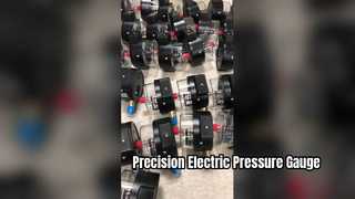 Pengukur tekanan kontak listrik 4" 100mm 0-1,6MPa.
