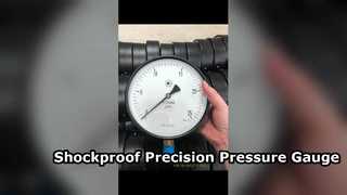 Pengukur Tekanan Gost Rusia 100mm DM1 | kgf/cm² Skala Kelas 1.5 Akurasi untuk Rusia Eropa Timur