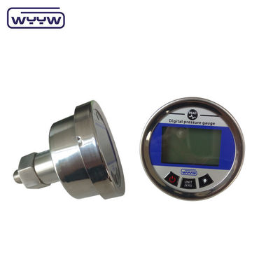 SS Industrial Digital Pressure Manometer / Intelligent Pressure Gauge Back Connection