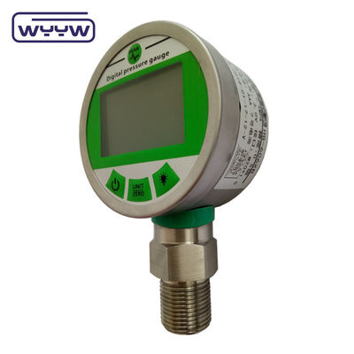 63mm Bar Digital Pressure Gauge Bagian Bawah Mount Koneksi Thread Disesuaikan