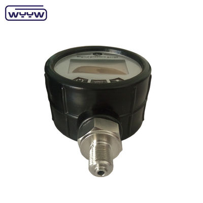 63mm Bar Digital Pressure Gauge Bagian Bawah Mount Koneksi Thread Disesuaikan