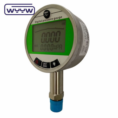 LCD Display Digital Manometer Pressure Gauge 100 bar Bagian bawah