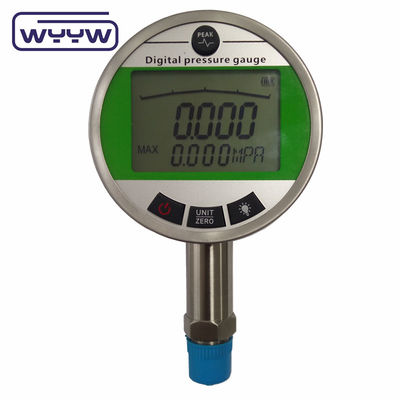 LCD Display Digital Manometer Pressure Gauge 100 bar Bagian bawah