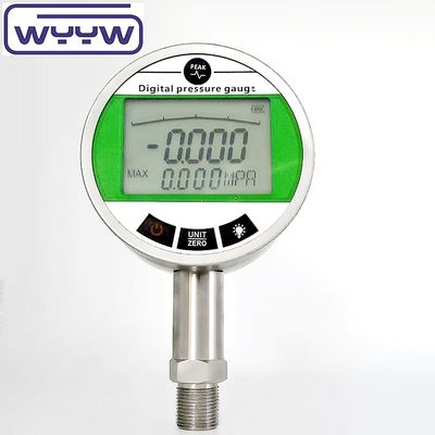 100mm lcd display digital vakum dan tekanan gauge