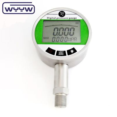 100mm lcd display digital vakum dan tekanan gauge