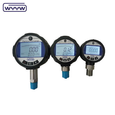 Stainless Steel Digital Gas Pressure Manometer 65mm Dengan 4-5 Digital LCD Display