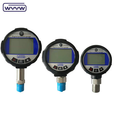 100mm presisi pengujian tekanan pengukur Manometer digital dengan penutup pelindung karet