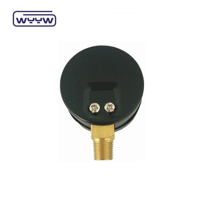 Plastik Case Dual Scale Vacuum Pressure Gauge Back Mounting 1 1/2 &quot; 40MM -1bar-0bar Steel Case