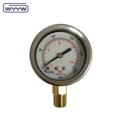 0 sampai 100 Mbar Digital Vacuum Pressure Gauge Pressure Oil Water Gauge
