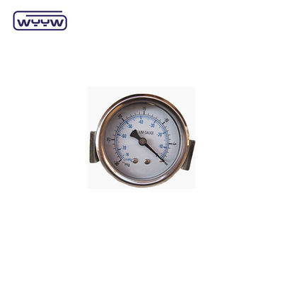 Precision Vacuum Pressure Gauge Meter Bagian bawah / belakang Mounting
