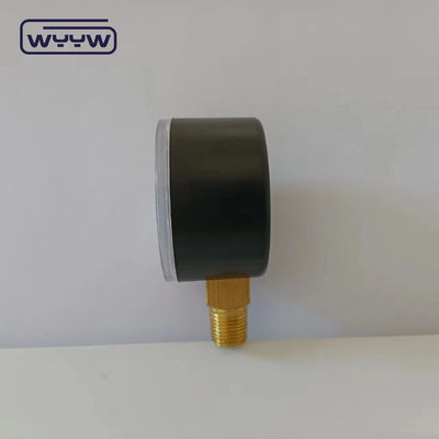 CE Standar 40MM Plastik 0-4Bar 1/8 &quot;BSP AIR Manometer Gas Alam Tekanan