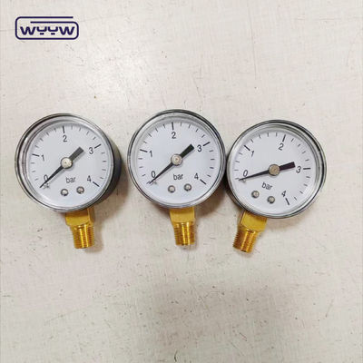 40mm alat ukur tekanan gas terkompresi plastik