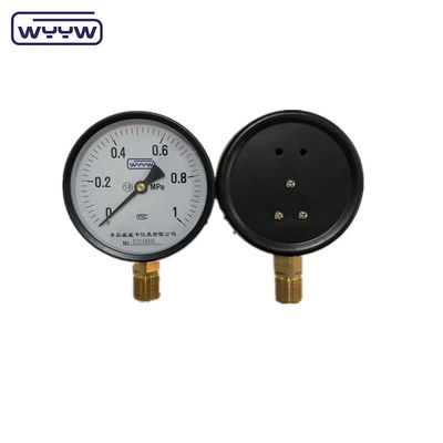 Bagian bawah 1/2 &quot;bsp CE 100mm umum OEM tersedia tekanan kalibrasi