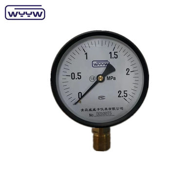 Bagian bawah 1/2 &quot;bsp CE 100mm umum OEM tersedia tekanan kalibrasi