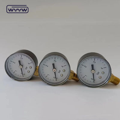1.5inches 40mm manometer tekanan berkualitas tinggi manometer tekanan murah koneksi bawah pabrik penjualan langsung