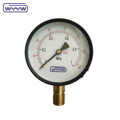 Tabung Bourdon 100mm 10bar 7bar maometer udara G1/2