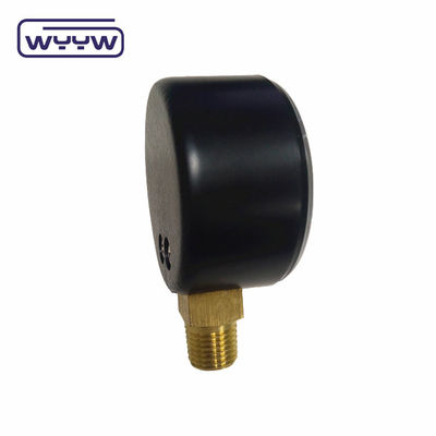 OEM 50mm Diameter 0-15 PSI 0-1 Bar 1/4 NPT Pengukur Tekanan