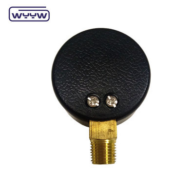 OEM 50mm Diameter 0-15 PSI 0-1 Bar 1/4 NPT Pengukur Tekanan