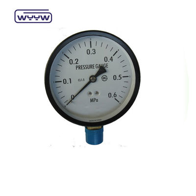 Keakuratan tinggi presisi tes Tekanan Gauge Manometer bagian bawah Mount