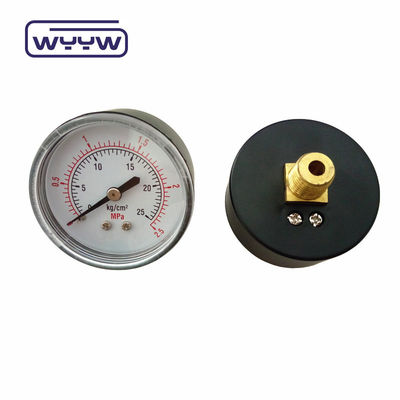 China tekanan gauge harga pabrik 1,5 &quot; 40mm 0-3.5bar plastik manometer gas aksial
