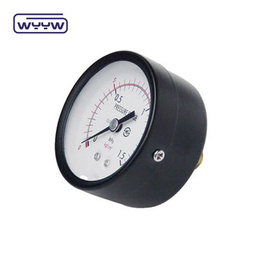 Pemasangan belakang aksial OEM tersedia bar psi manometer skala ganda 2&quot; 50mm penyangga udara alat ukur tekanan