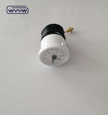 Black Steel Kapiler Pressure Gauge Boiler Manometer 1 tahun Garansi