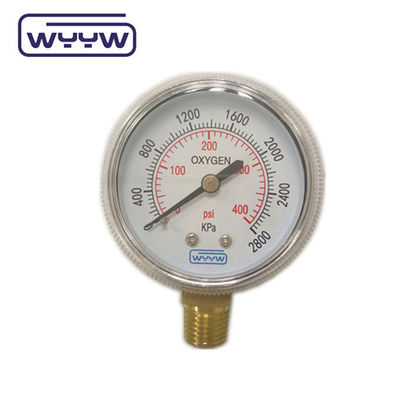 Harga pabrik 0-4000psi digunakan untuk keperluan medis tanpa masuknya minyak dasar 50mm oksigena oksigena