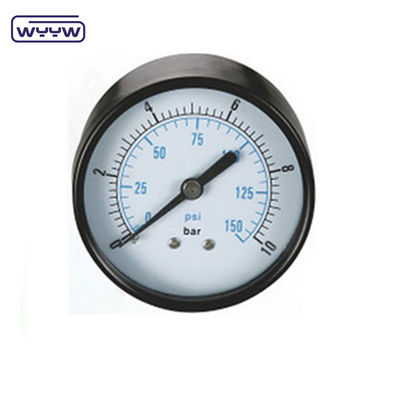 Axial Natural Gas Economy Pressure Gauge 2&quot; Manometer Tekanan Skala Ganda