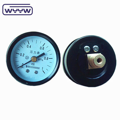 Axial Natural Gas Economy Pressure Gauge 2&quot; Manometer Tekanan Skala Ganda