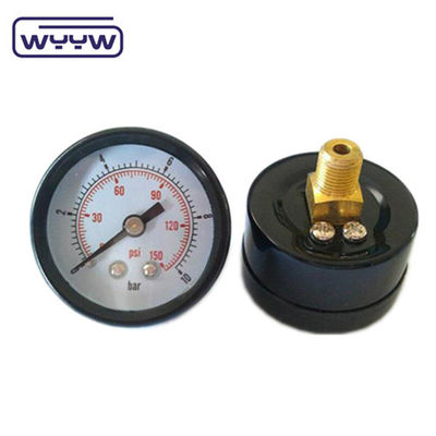 Axial Natural Gas Economy Pressure Gauge 2&quot; Manometer Tekanan Skala Ganda