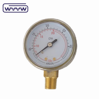 2&quot; Economy Pressure Gauge Bagian bawah Gunung Argon Pressure Gauge