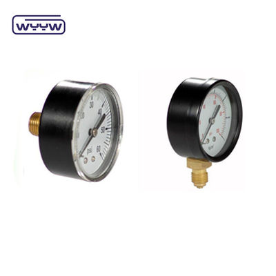 2 &quot; China pabrik baja plastik normal manometer