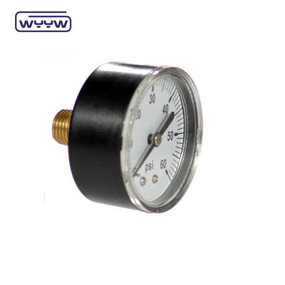 2 &quot; China pabrik baja plastik normal manometer