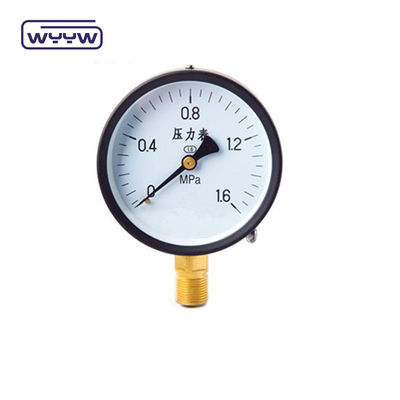 Gas alam 2 &quot;bourdon jenis alat ukur tekanan