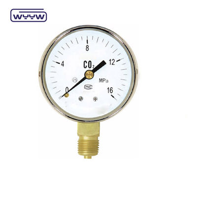 Pengukur tekanan CO2 pengelasan industri 50 mm