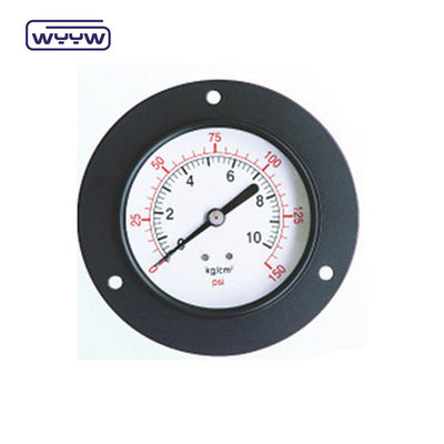 4&quot; Air Manometer Front Flange Pressure Gauge Back Mount