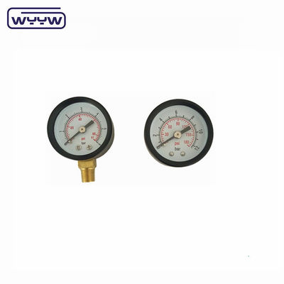 40mm Economy Pressure Gauge Untuk Gas Alam OEM ODM OBM Disesuaikan