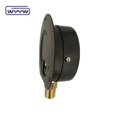 75mm Flange Jenis Ekonomi Pressure Gauge Kg Dan Psi Bagian bawah Mount