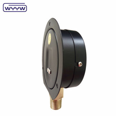 75mm Flange Jenis Ekonomi Pressure Gauge Kg Dan Psi Bagian bawah Mount
