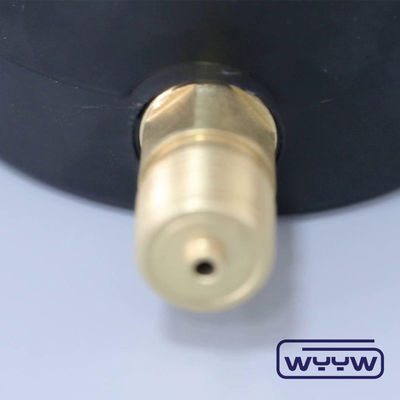 100mm Air Umum Komersial Pressure Gauge Manometer Bagian bawah Mount