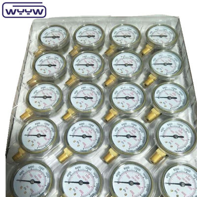 Kualitas tinggi dengan harga yang kompetitif CE EN837-1 Air air 1psi (0 - 600 Psi) Npt 1/4 Oil Water Pressure Gauge